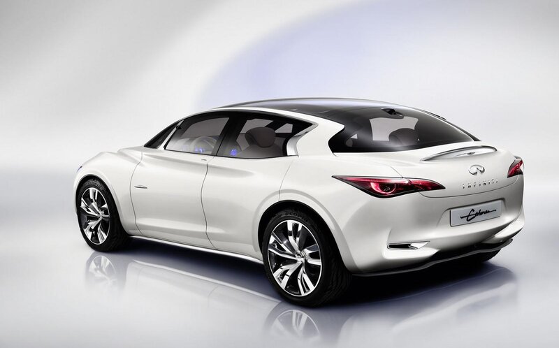 White Infiniti Concept Car — Neutral, Photograph
