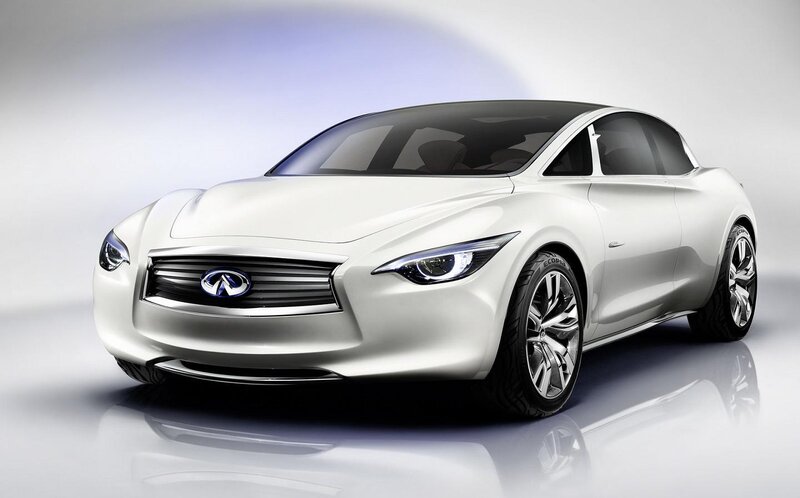 White Infiniti Concept Car — Neutral