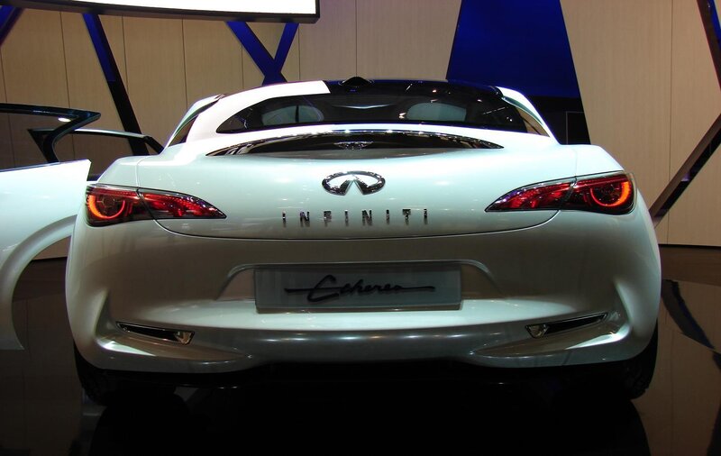 White Infiniti Eceres Concept Car