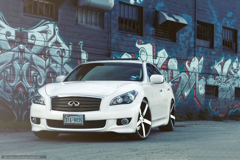 White Infinities Sedan