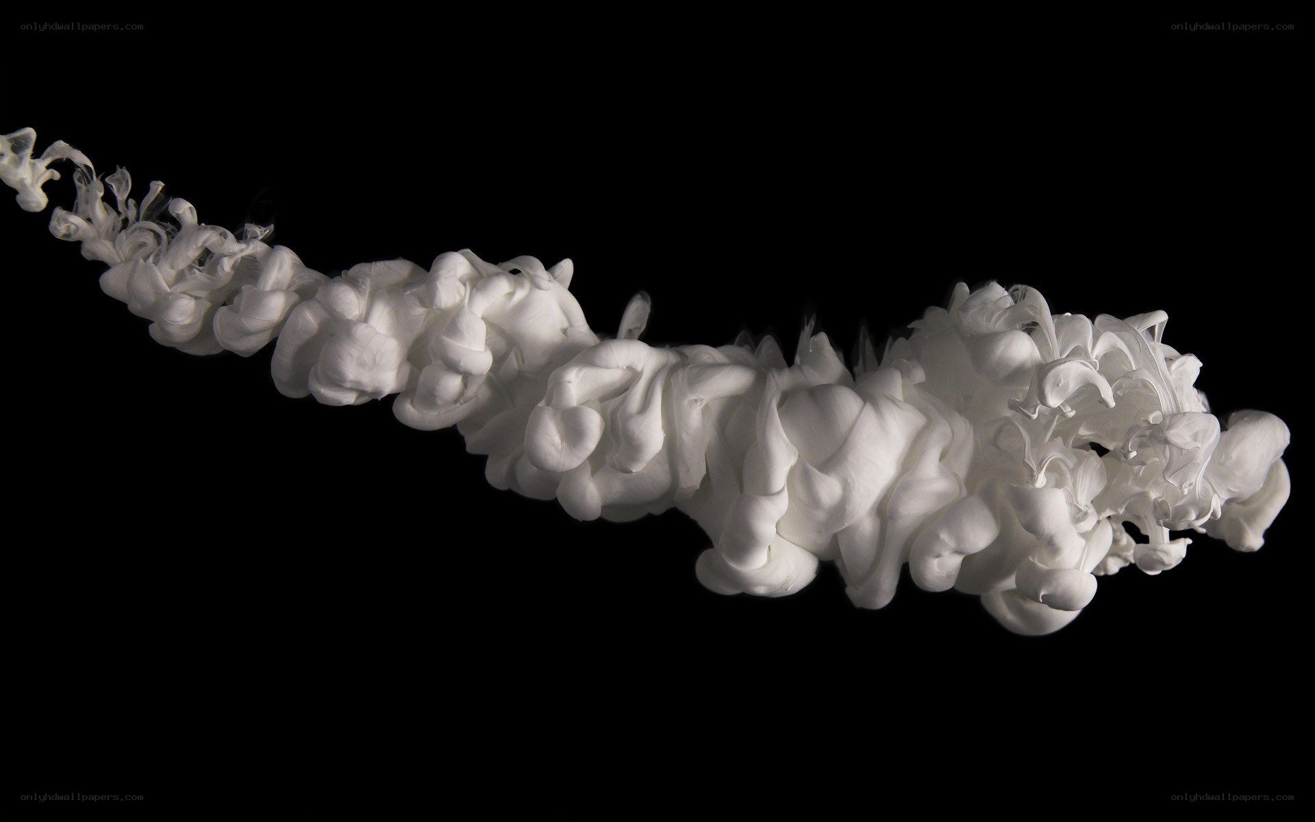 White ink in water