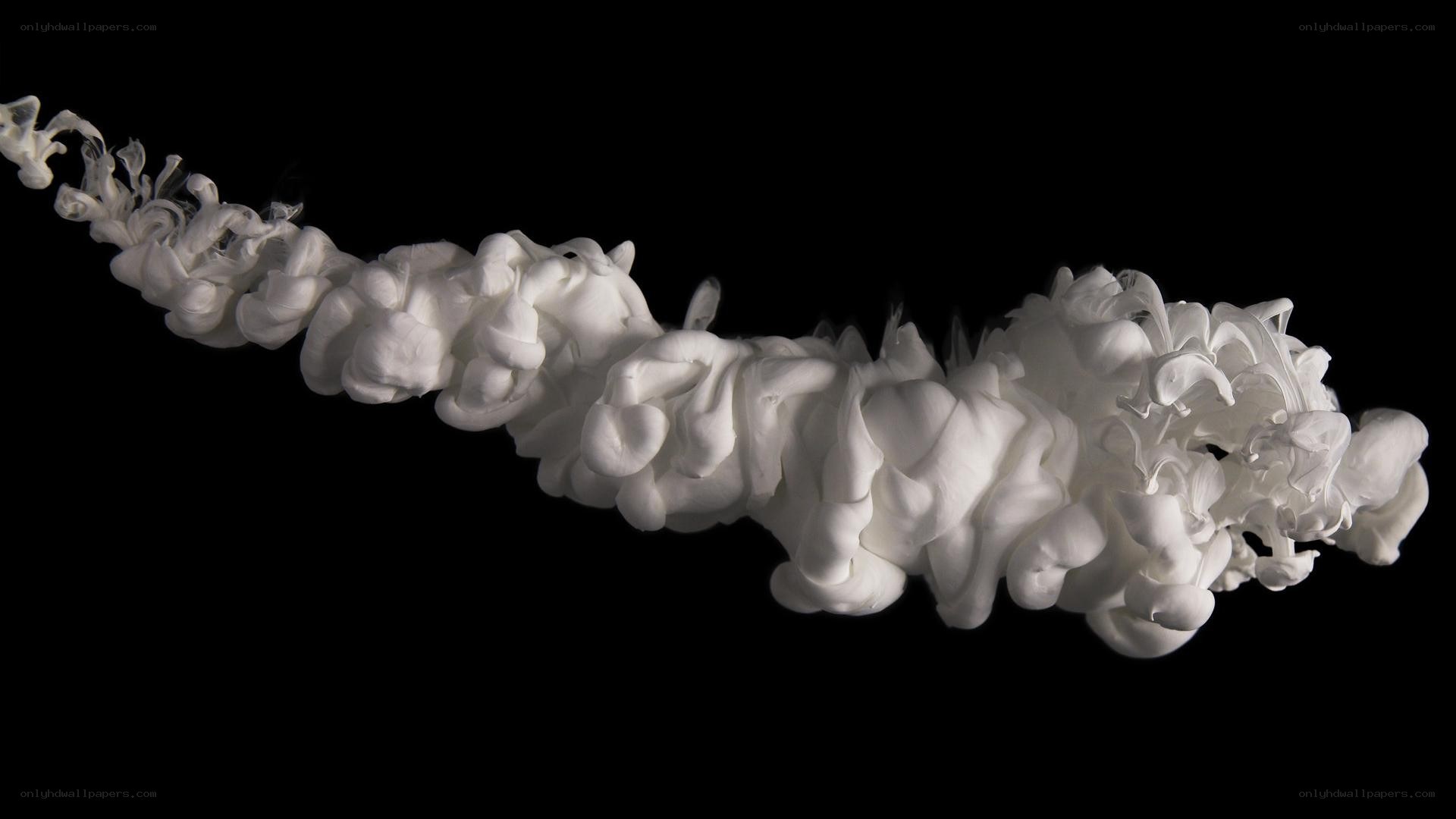 white ink in water