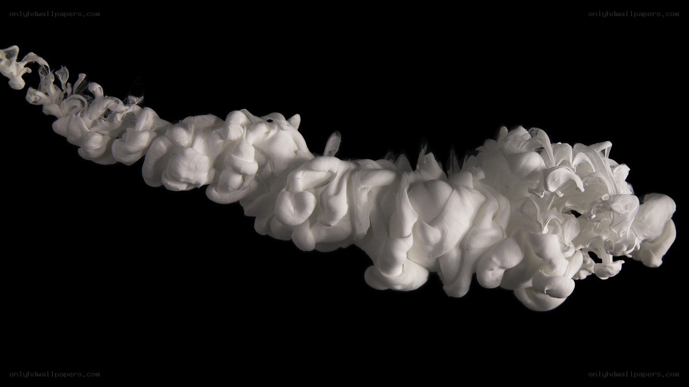 white ink in water