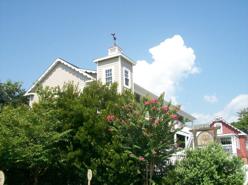 White Inn with Weathervane