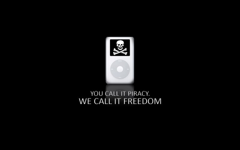 White Ipod with Skull — Black, Dramatic