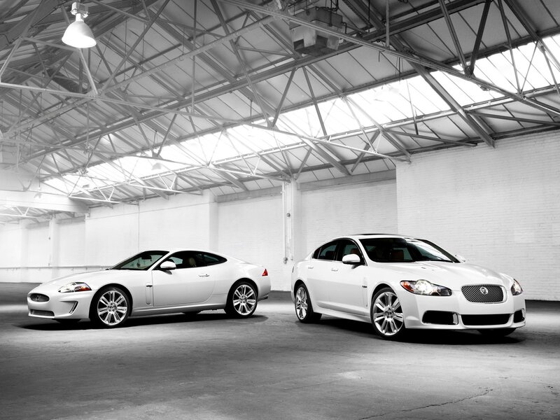 White Jaguar Cars