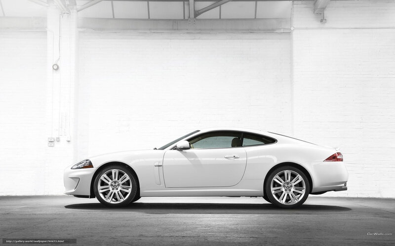 white jaguar coupe