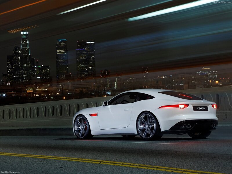 White Jaguar Cx16 Car