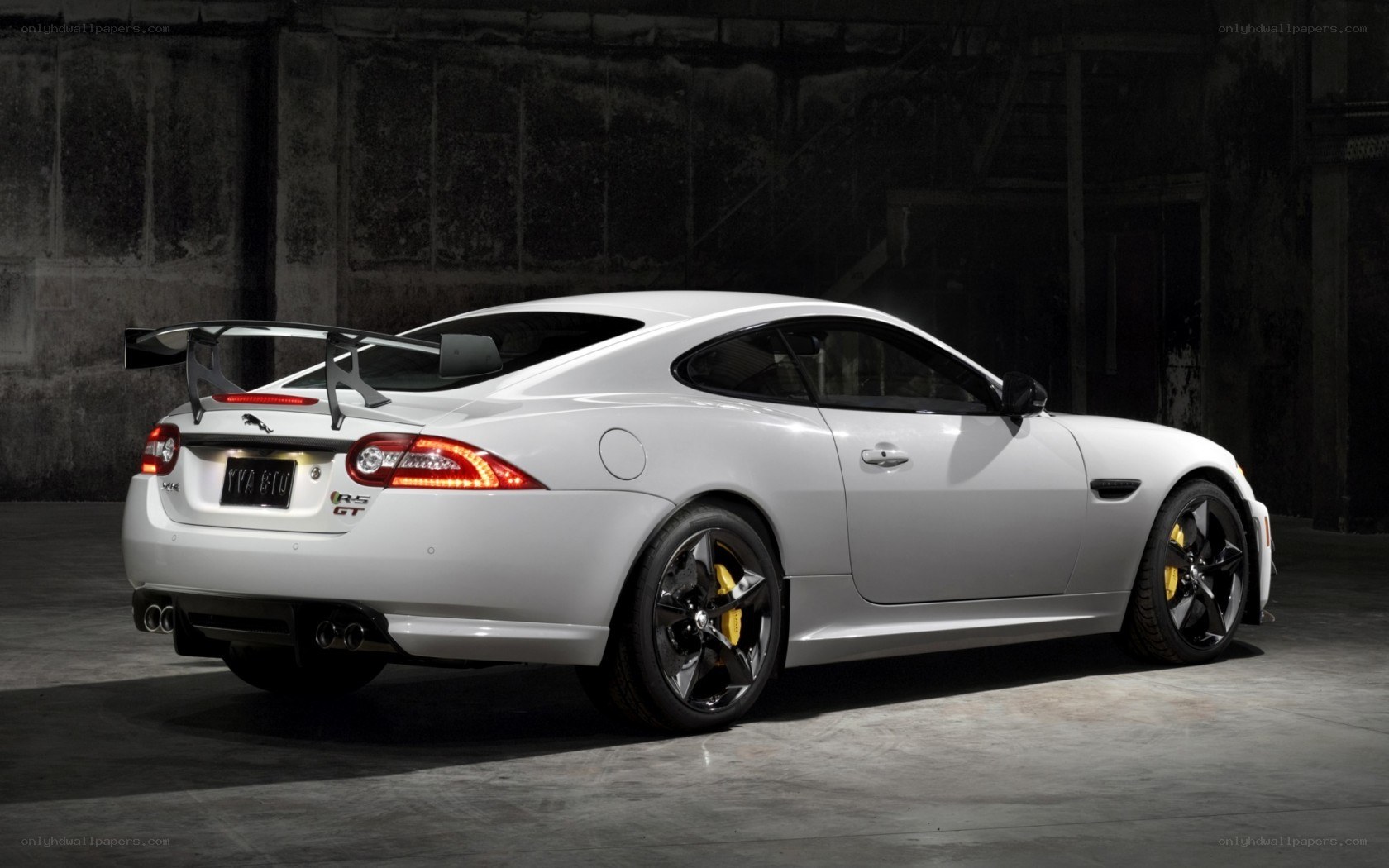 White Jaguar R-S GT Coupe