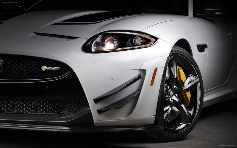 white jaguar sports car