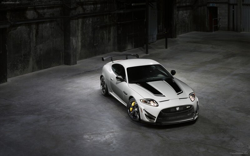 white jaguar sports car