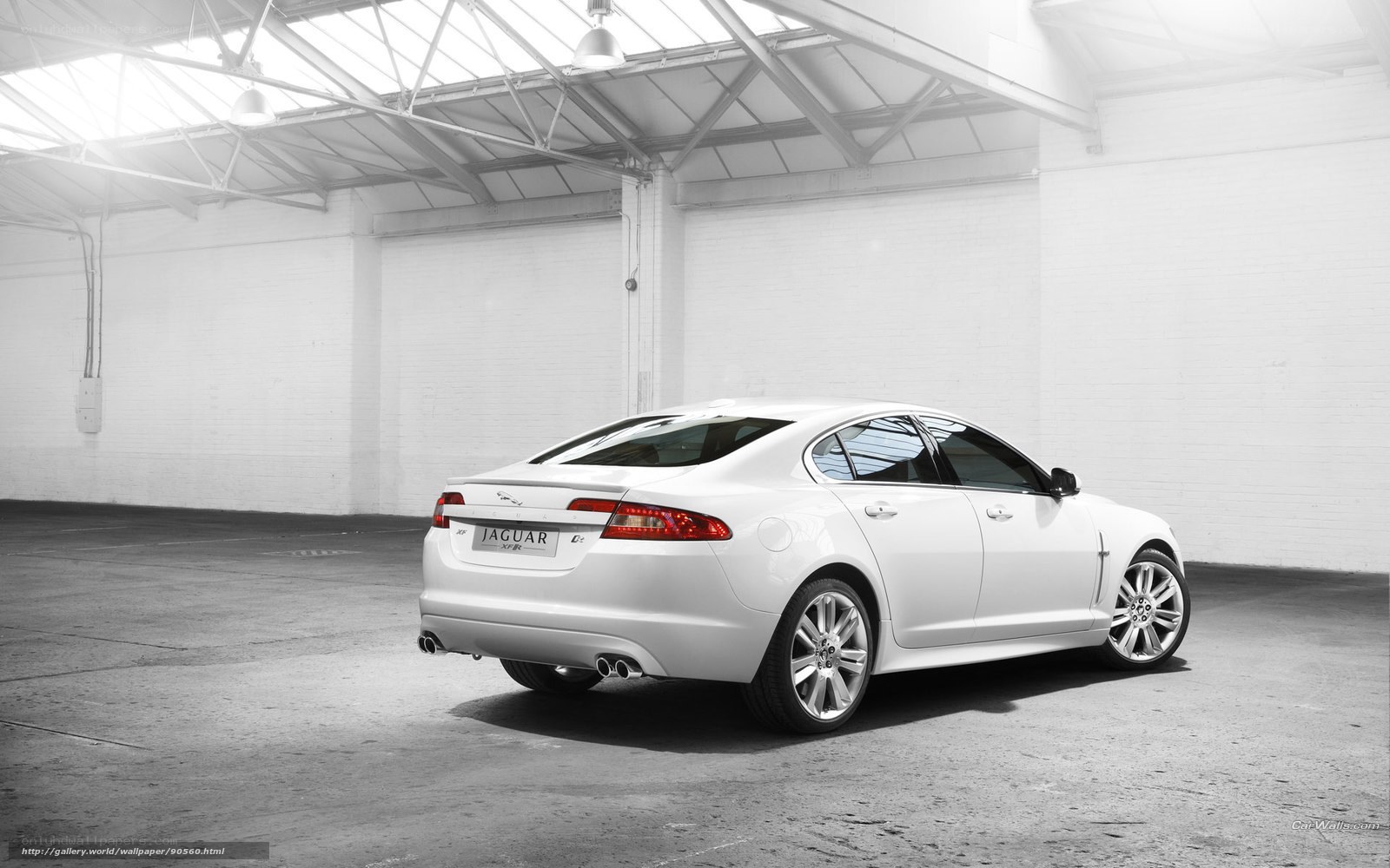 white jaguar xfr sedan