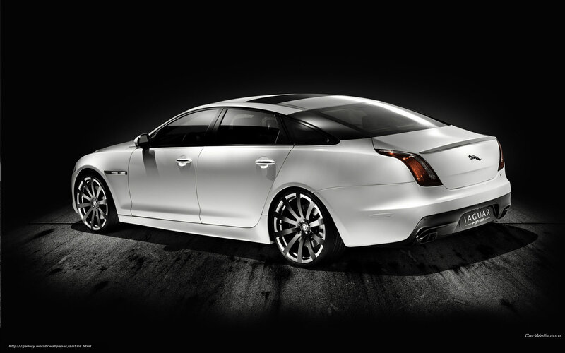 White Jaguar XJ Concept