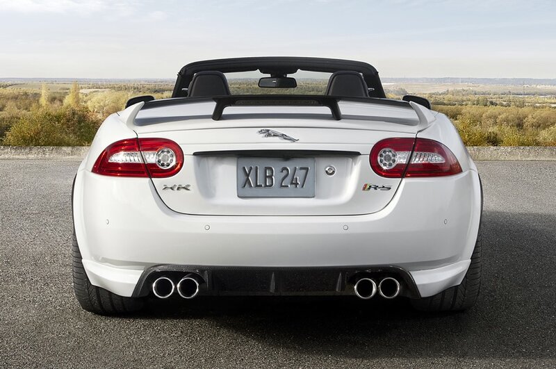 White Jaguar Xk R-s Convertible — Serene