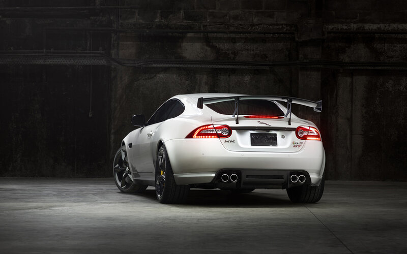 White Jaguar Xk R-s Gt