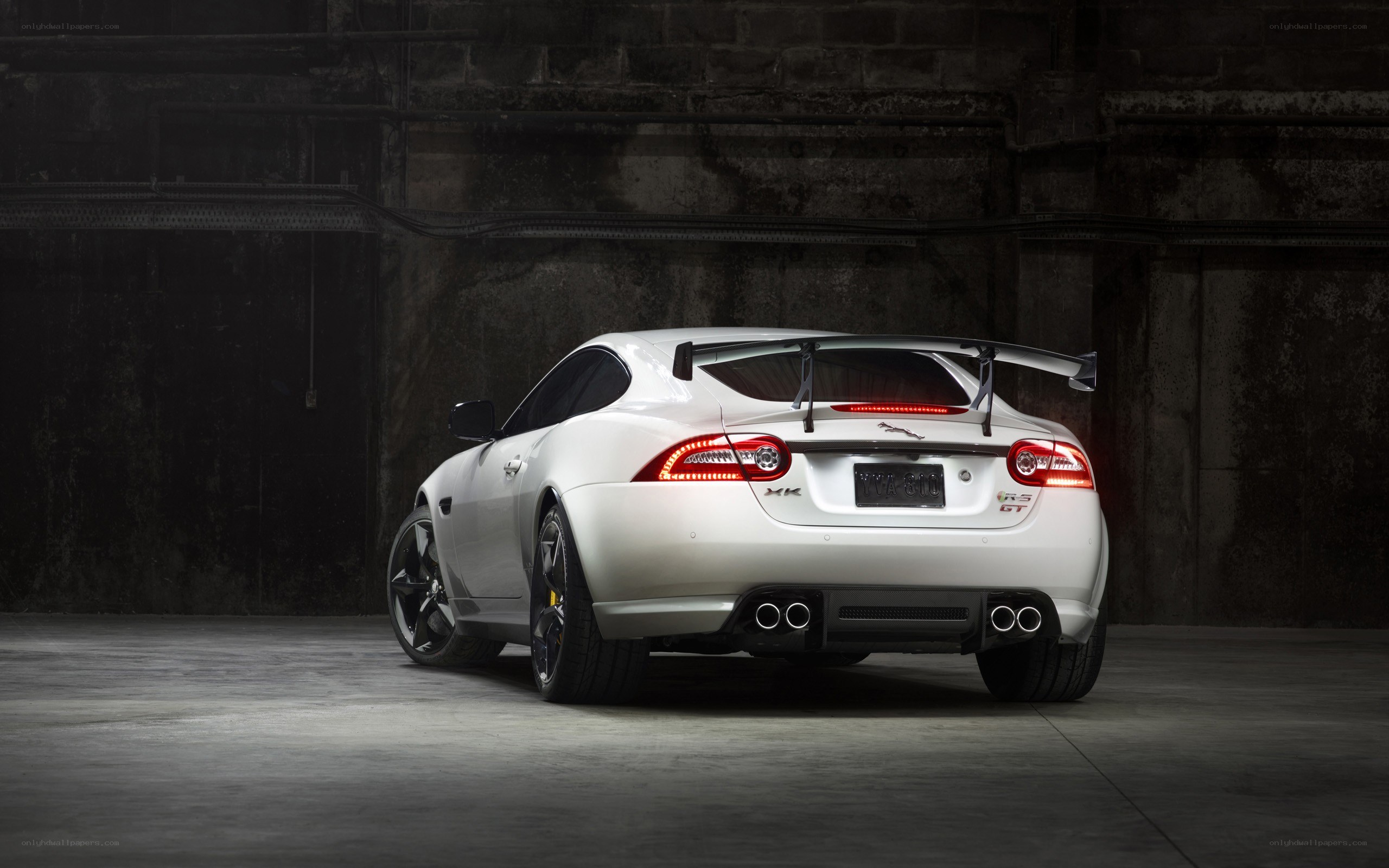 White Jaguar XKR-S GT