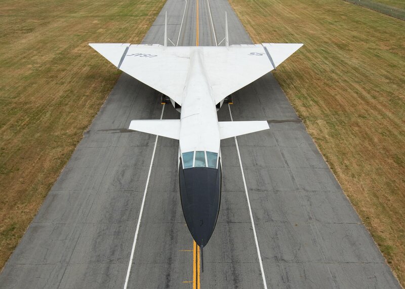 White Jet on Runway