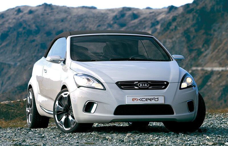 White Kia concept car