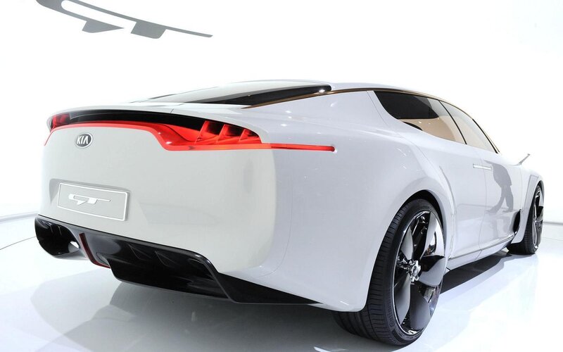 White Kia Gt Concept Car