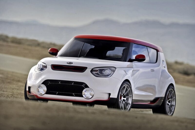 White Kia Soul concept car