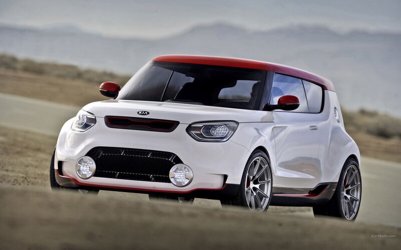 White Kia Soul Concept Car