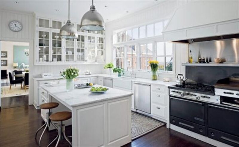White Kitchen Interior — Clean
