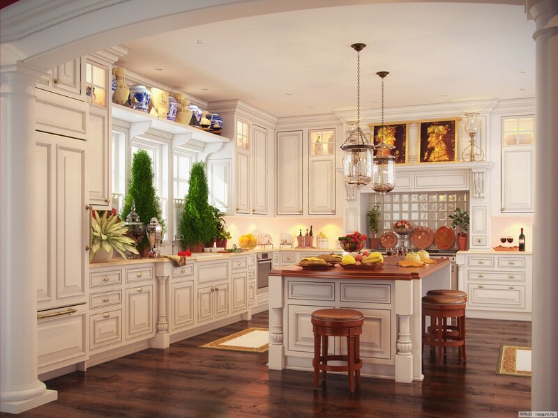 White Kitchen Interior