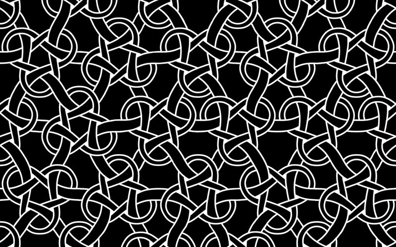 White Knot Pattern