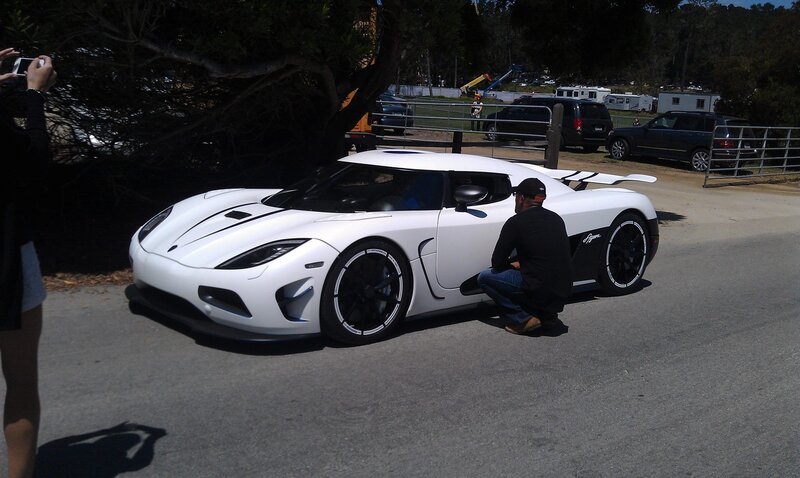 White Koenigsegg Agera