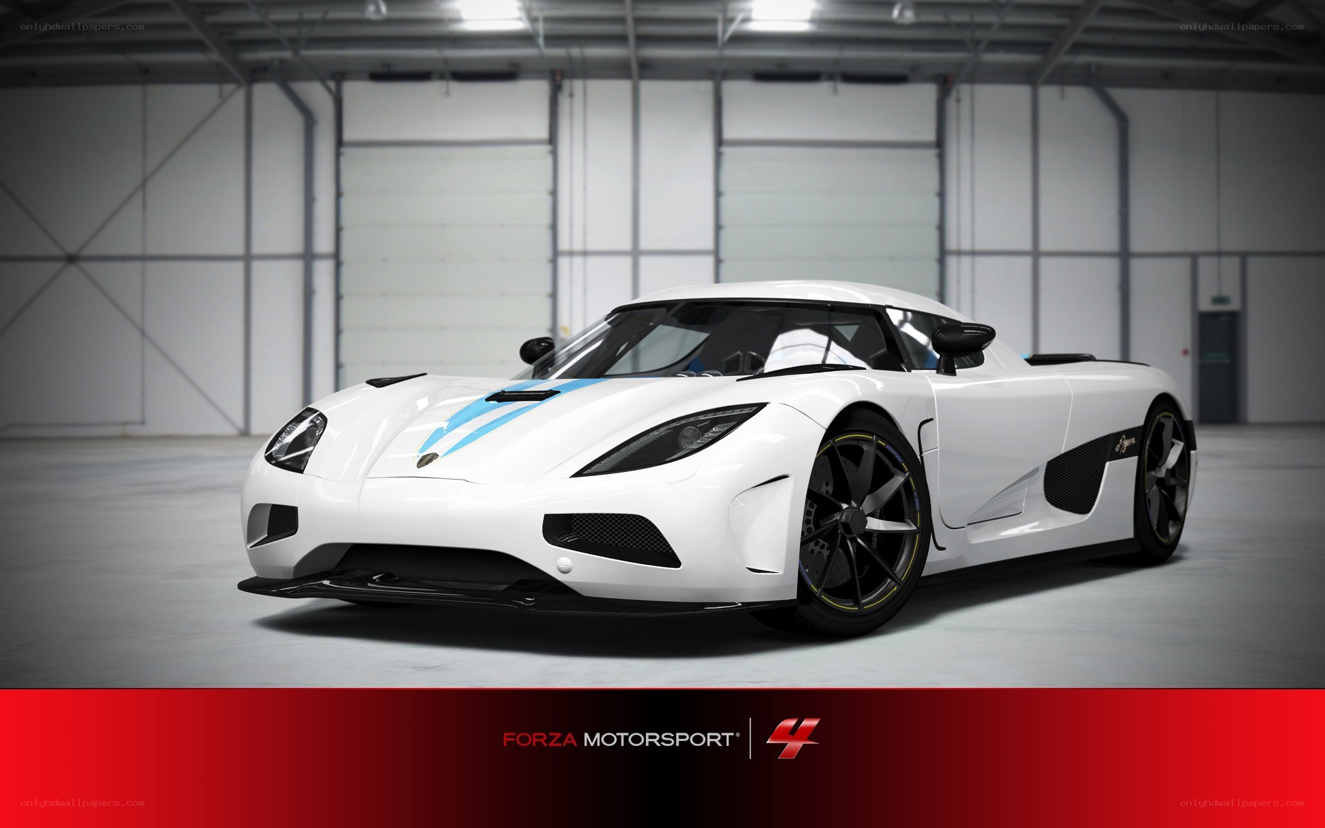white koenigsegg agera