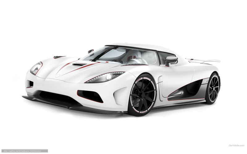 white koenigsegg sports car