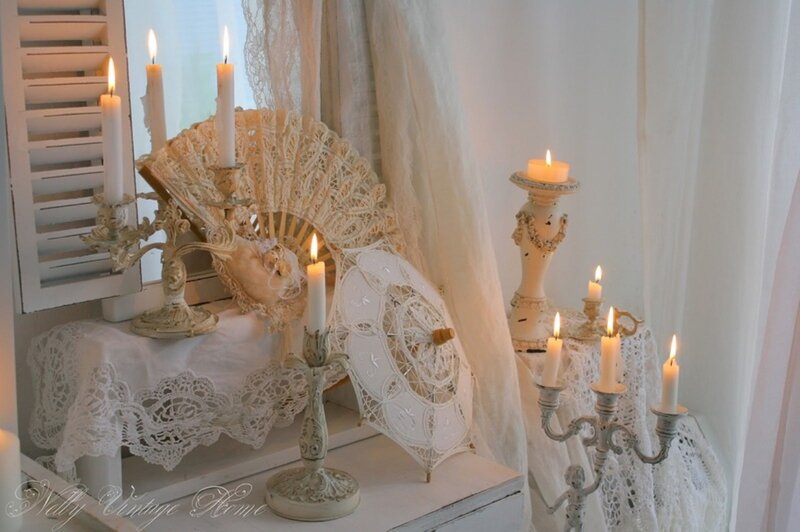 White Lace and Candles