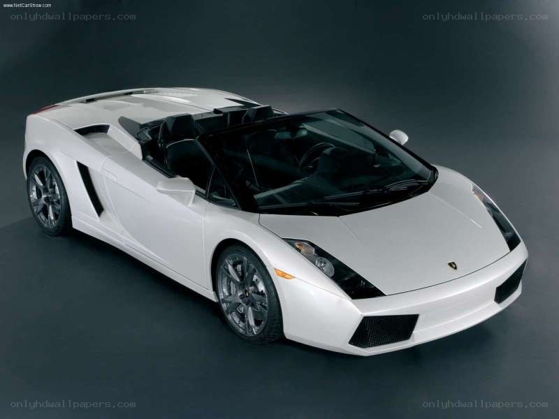 white lamborghini convertible