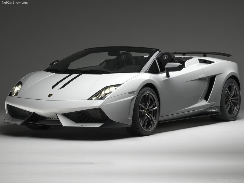 white lamborghini convertible