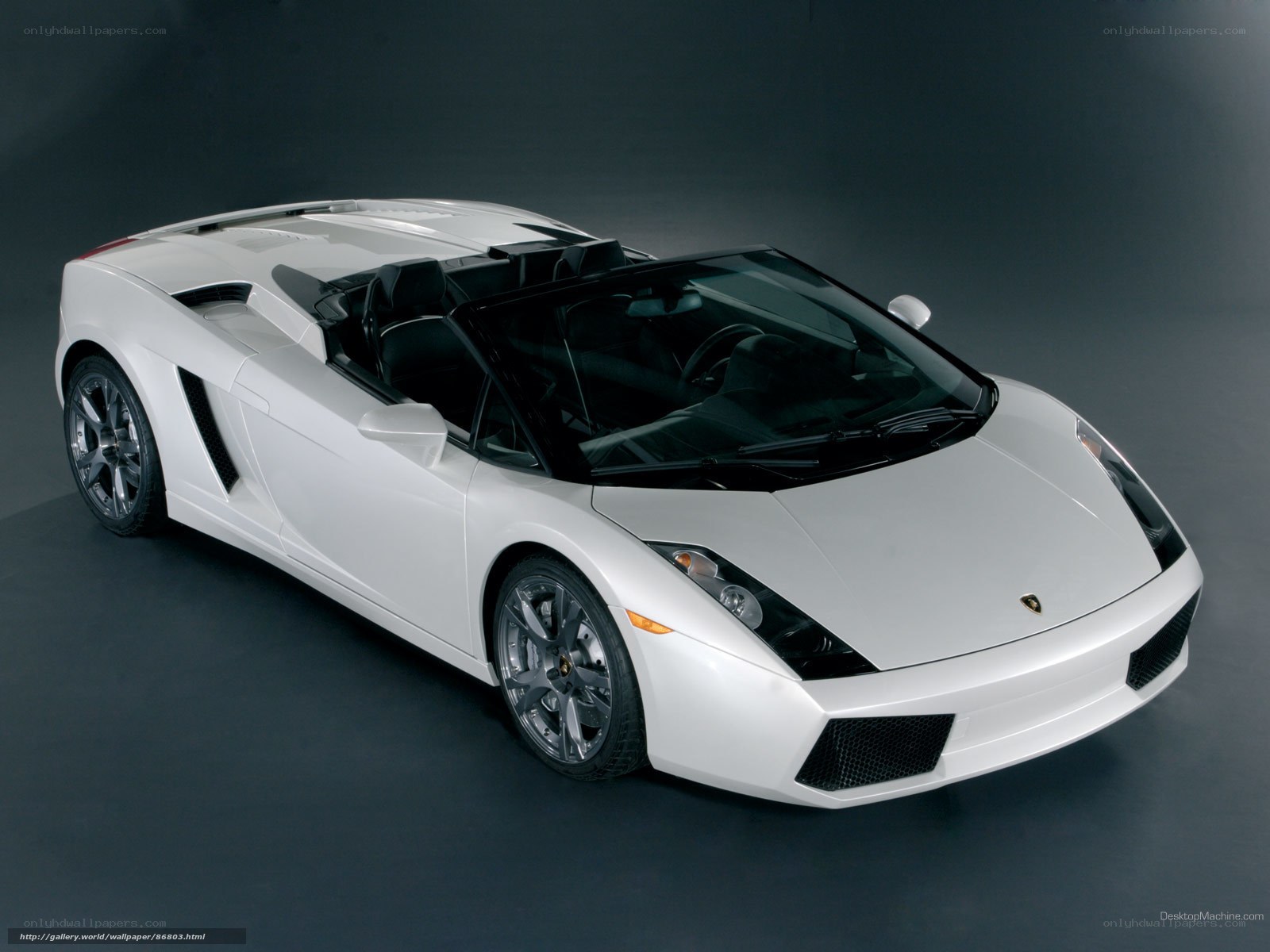 white lamborghini convertible