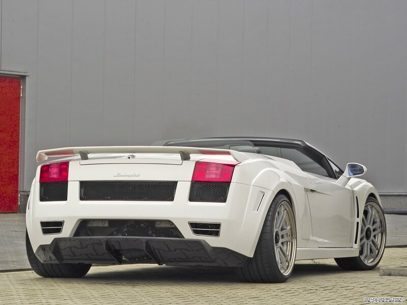 white lamborghini convertible
