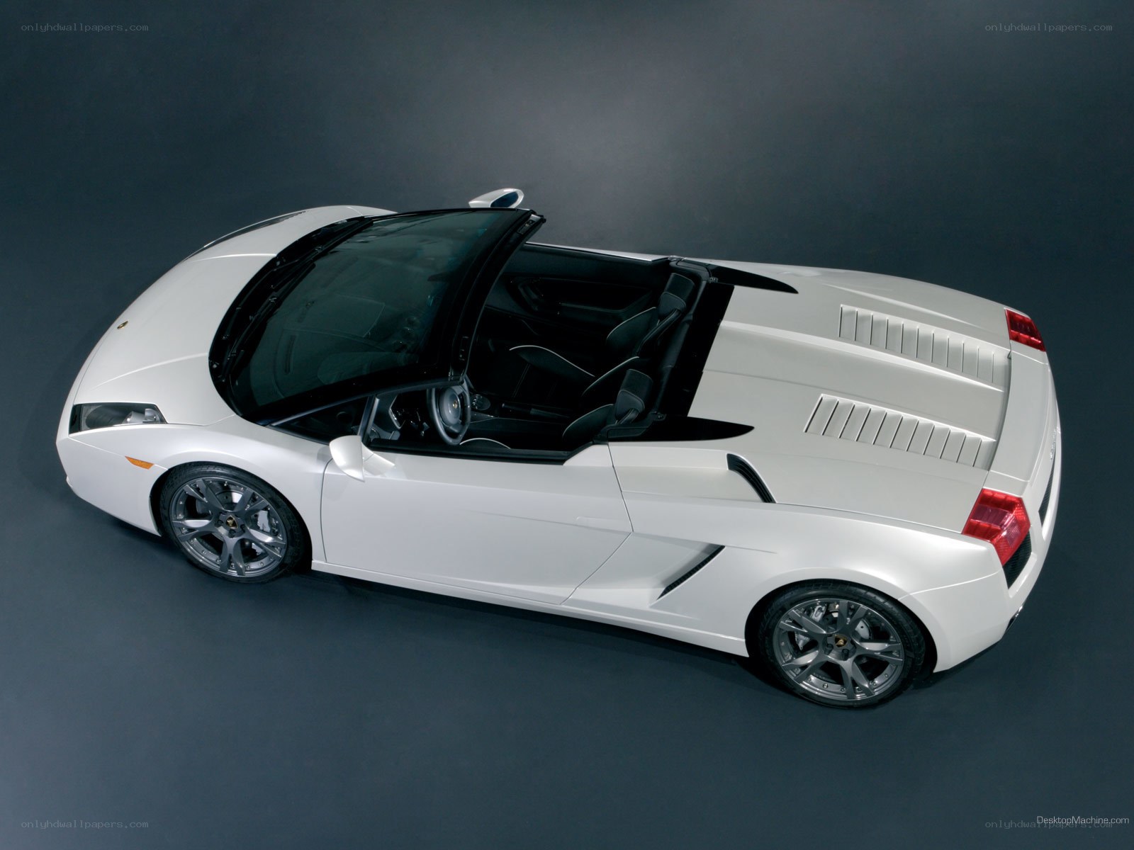 white lamborghini convertible