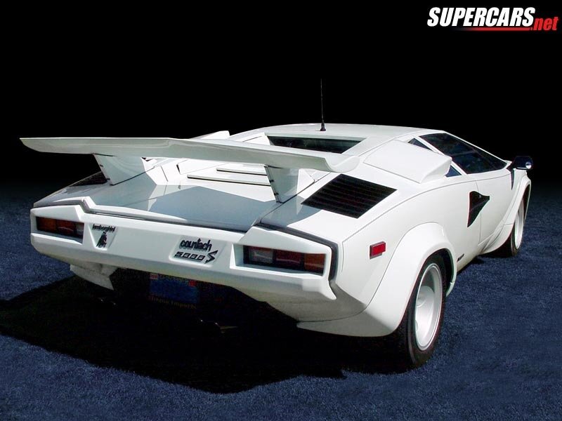 White Lamborghini Countach