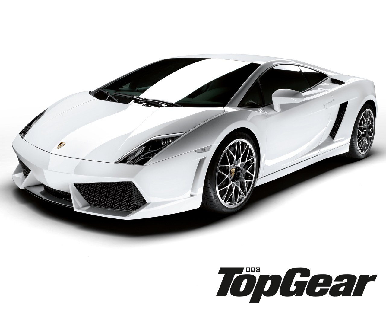 White Lamborghini Gallardo