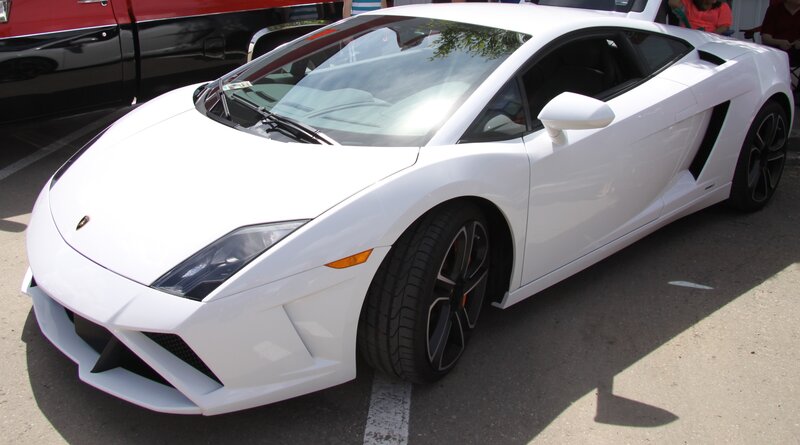 White Lamborghini Gallardo — Neutral, Afternoon
