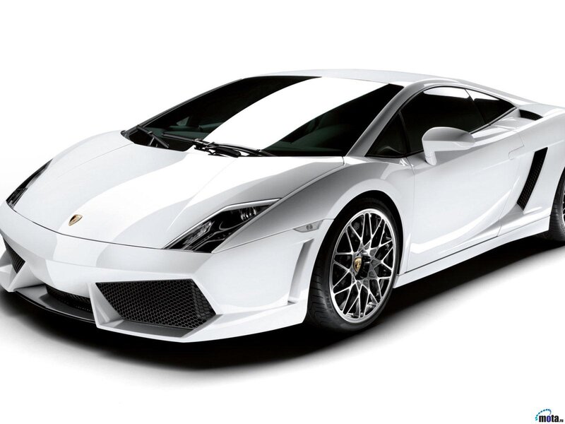 White Lamborghini Gallardo — Neutral, Photograph