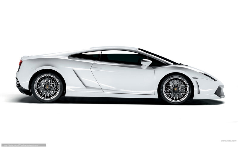 White Lamborghini Gallardo — Neutral