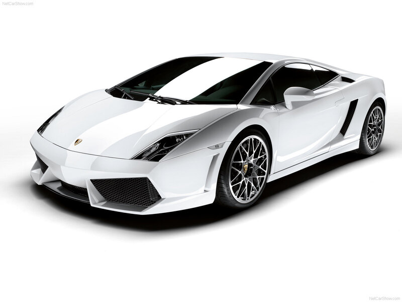 White Lamborghini Gallardo — Neutral, Wheels