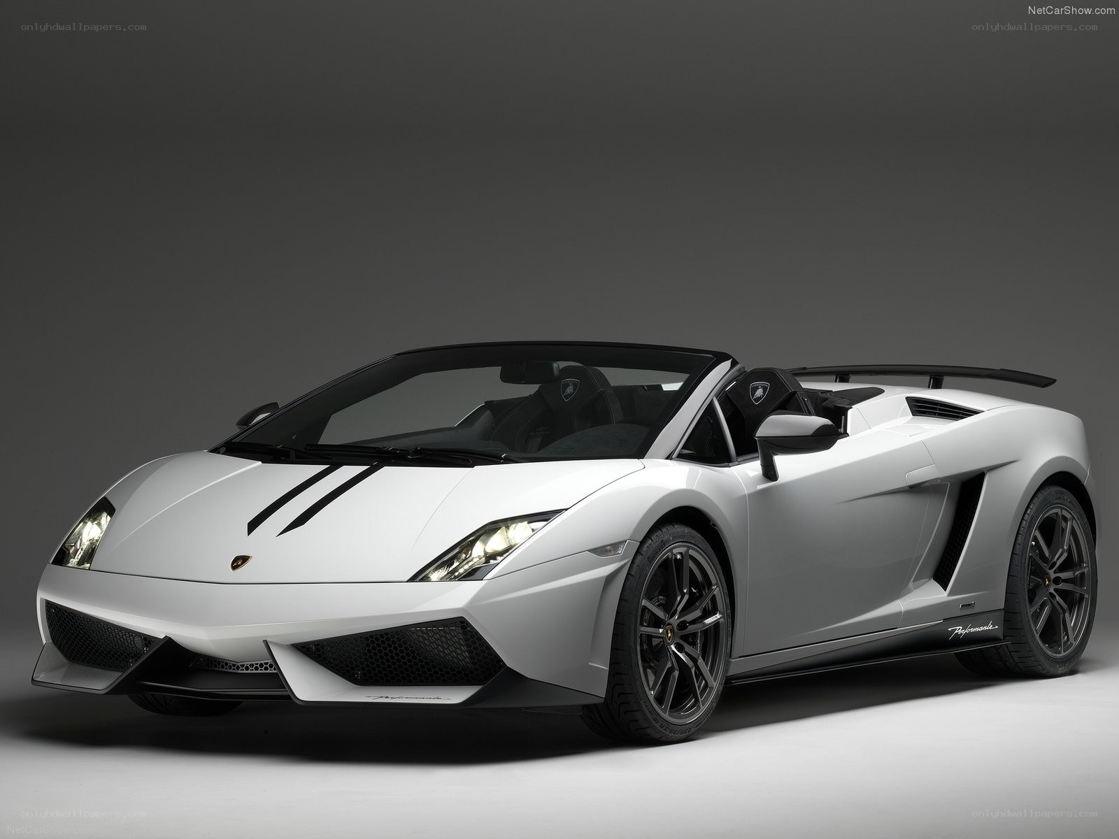 White Lamborghini Gallardo Spyder