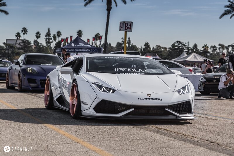 White Lamborghini Huracan — Outdoor, Afternoon