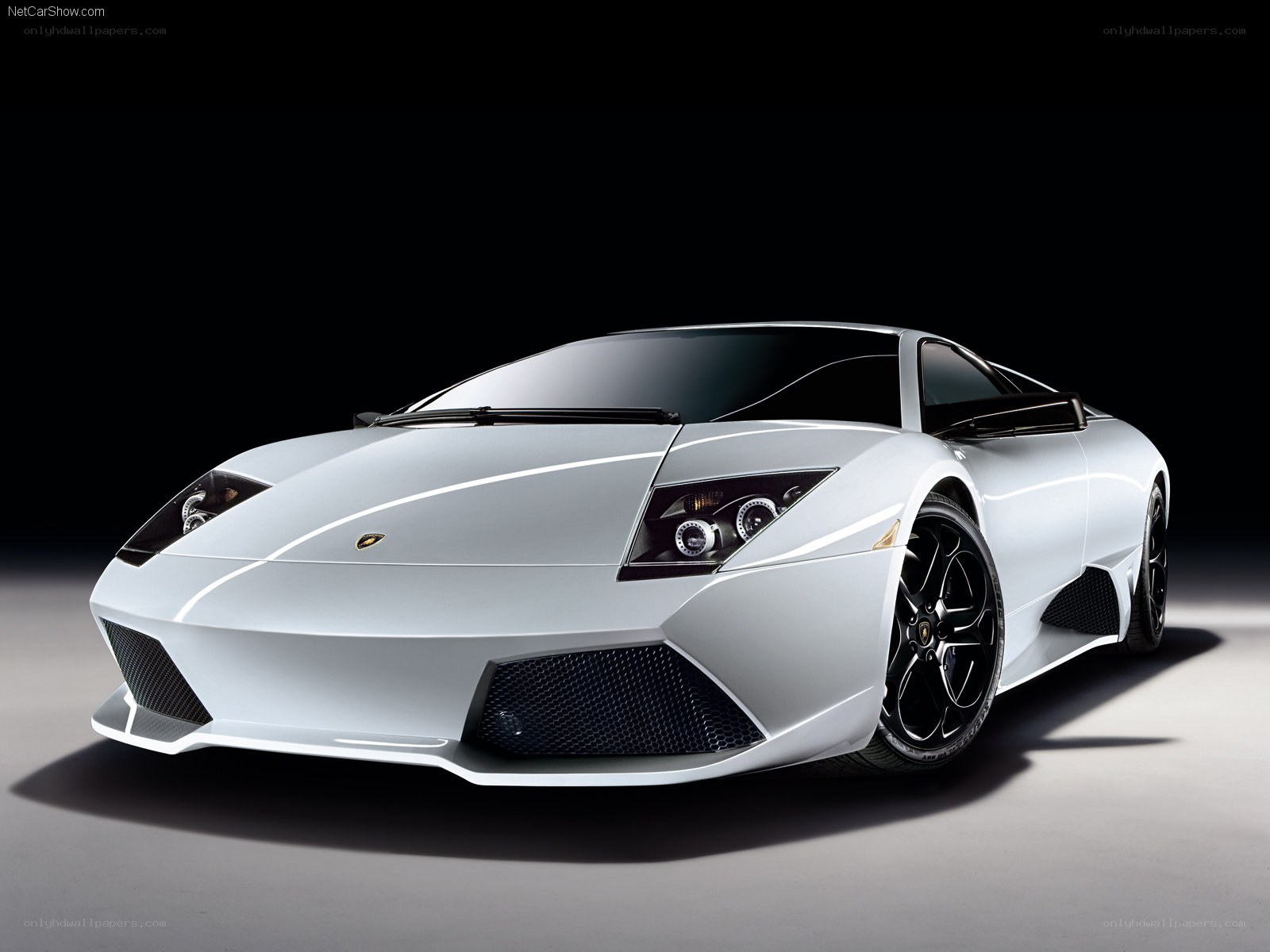 White Lamborghini Murcielago