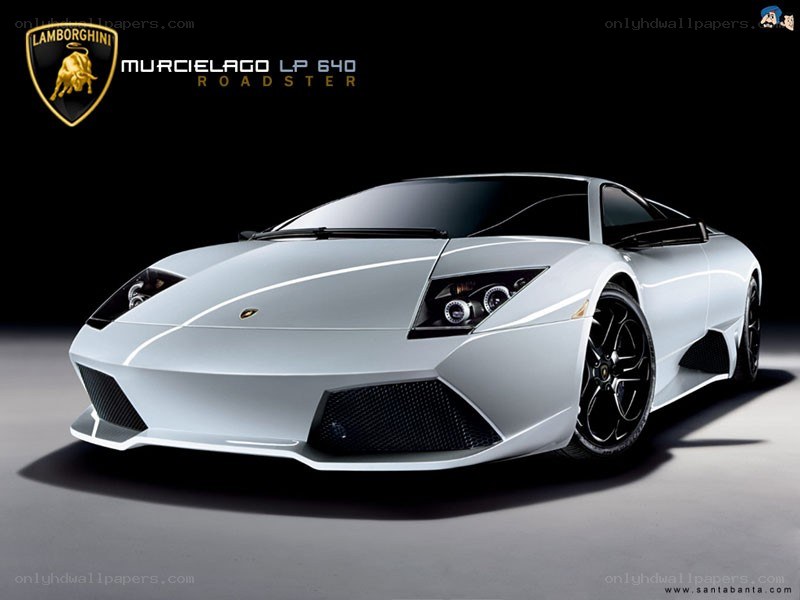 White Lamborghini Murcielago