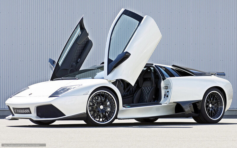 White Lamborghini Murcielago — Dramatic, Afternoon