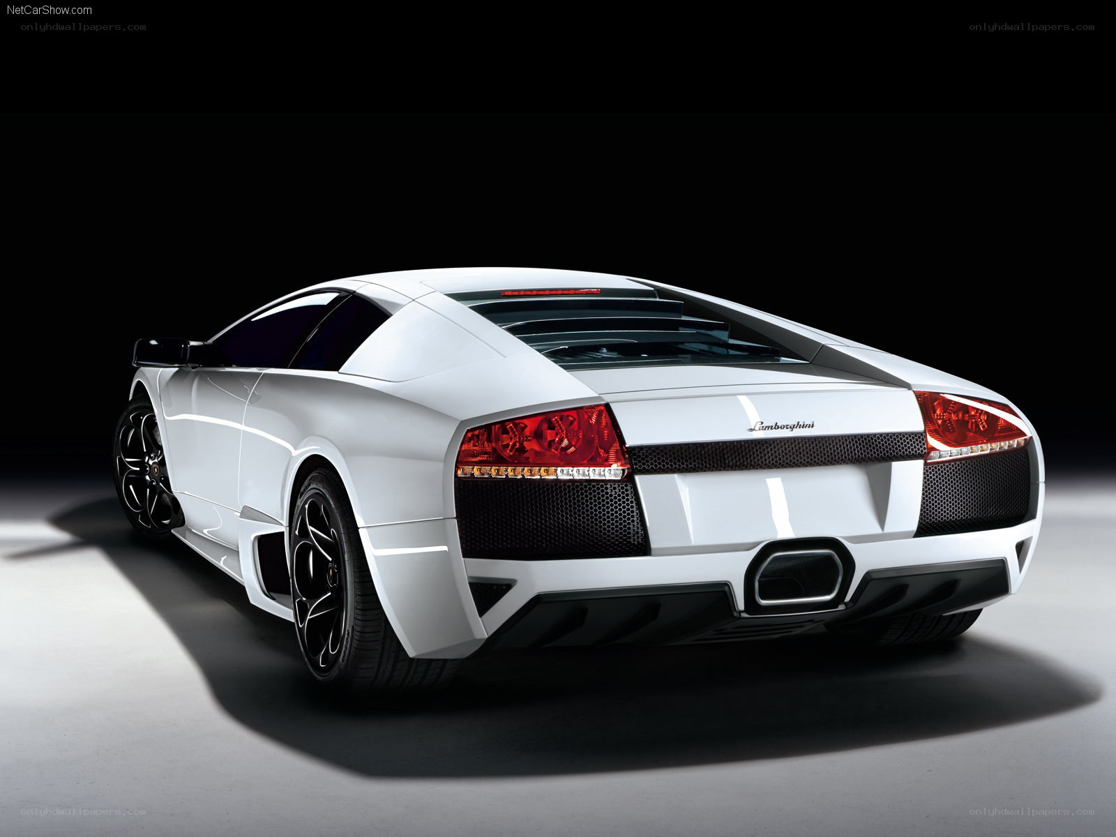 White Lamborghini Murcielago