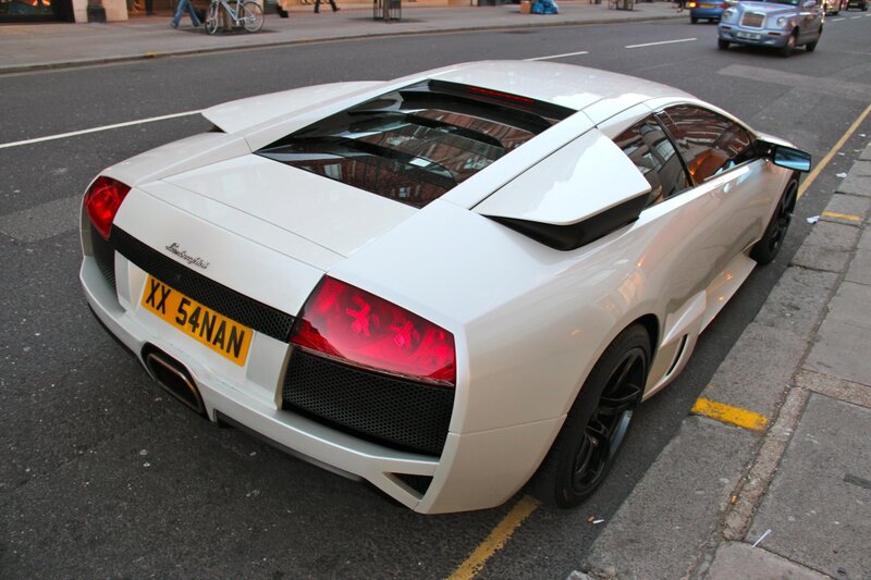 White Lamborghini Reventon — Urban